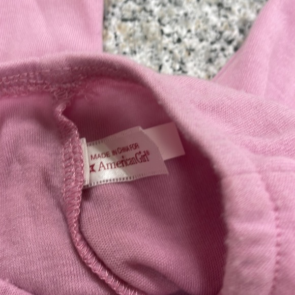 Retired American Girl Pink Julie’s Pajama Bottoms and slippers. - Picture 5 of 6